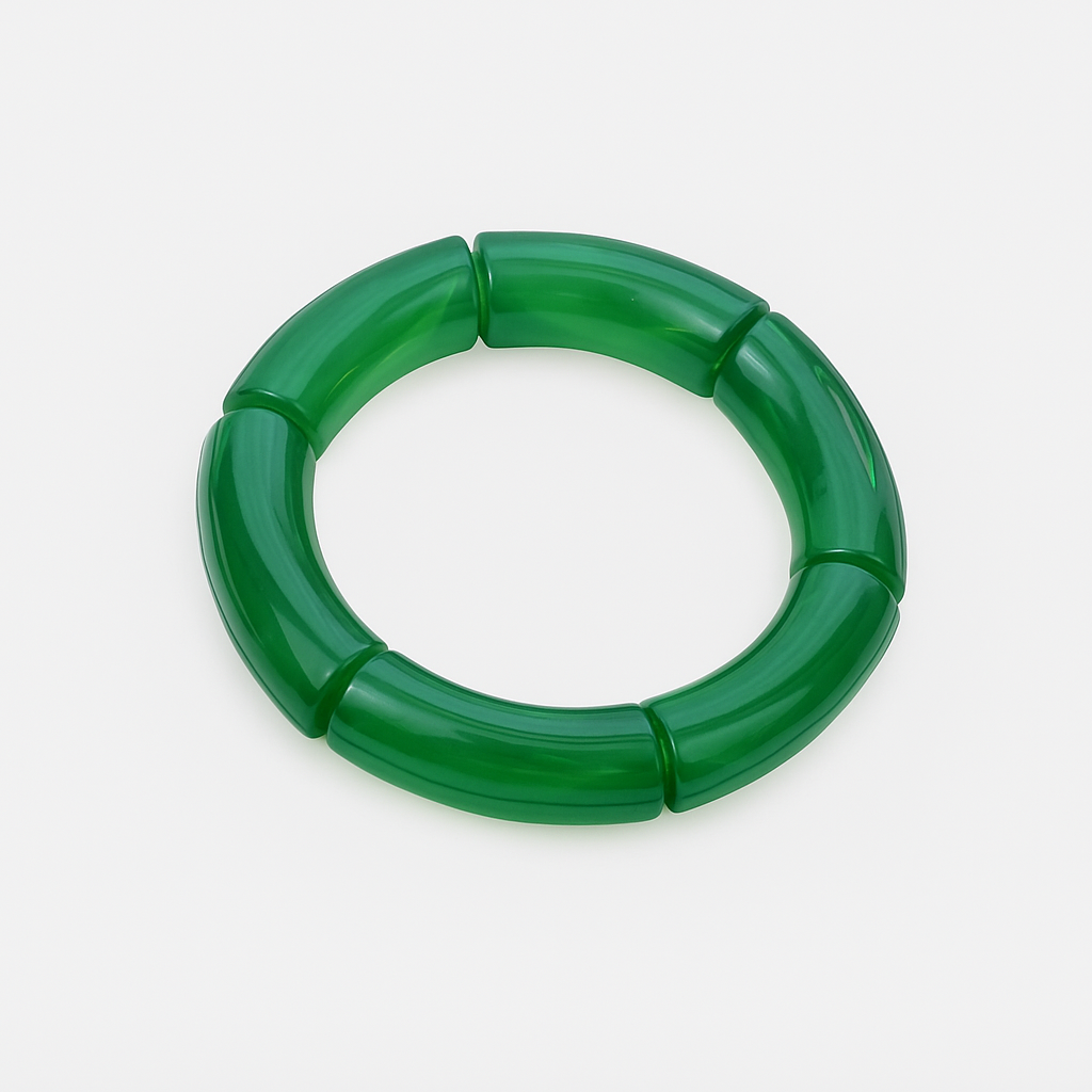 Βραχιόλι ακρυλικό πράσινο - w387