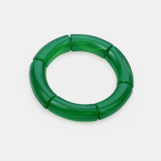 Βραχιόλι ακρυλικό πράσινο - w387
