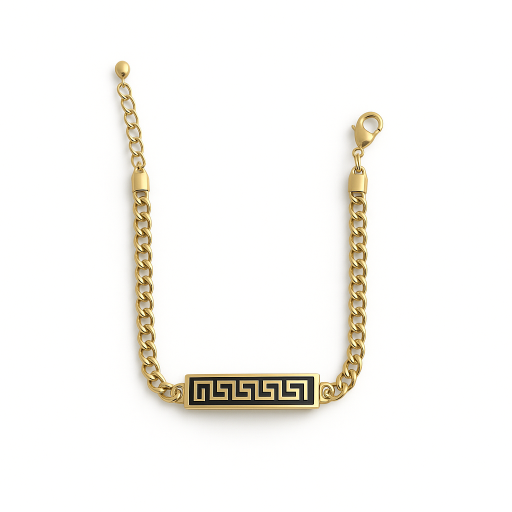 Steel chain bracelet - w403