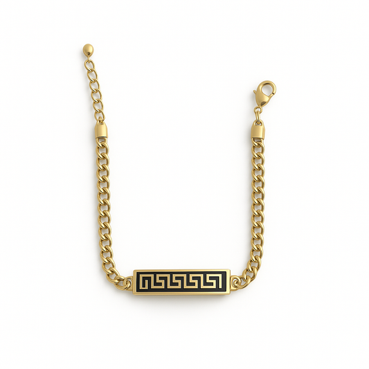 Βραχιόλι ατσάλινή αλυσίδα - w403