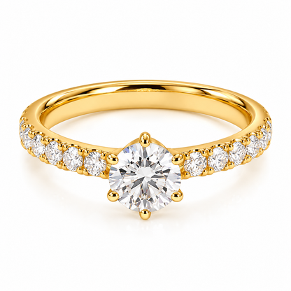 Anello in acciaio zircone blu - R091