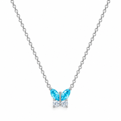 Collar de acero con corazón de resina sintética - NE596