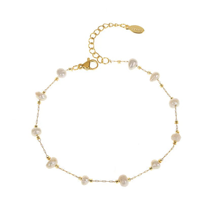 Bracelet with pearls - Br167