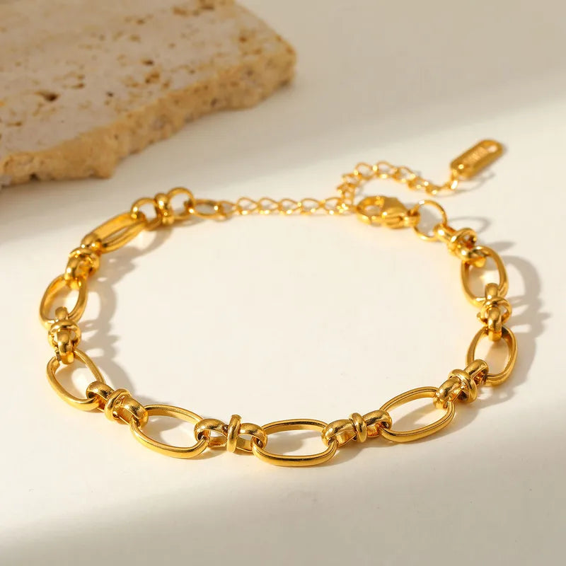 Bracelet Gold Plated Chain-Br016