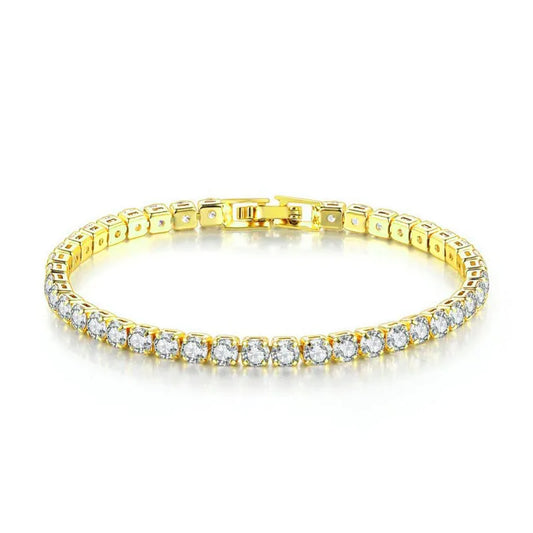 Bracelet with Square Zircon - Br117