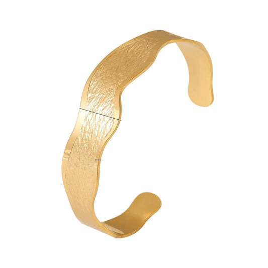 Bracelet gilded wavy-br111