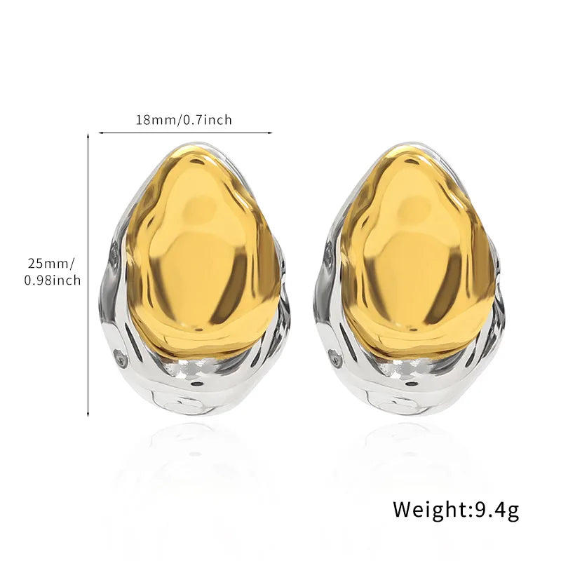 Σκουλαρίκια ατσάλινα - w543