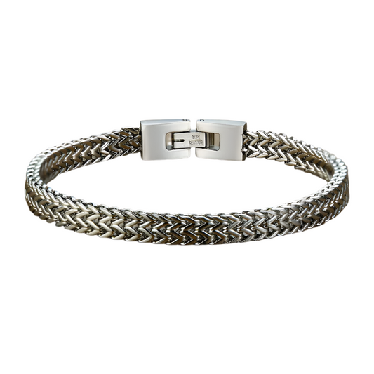 Pulseira masculina de corrente de aço com fecho-BR109