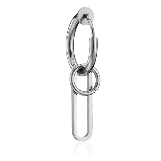 Earrick male only with double link 1 piece-ea368