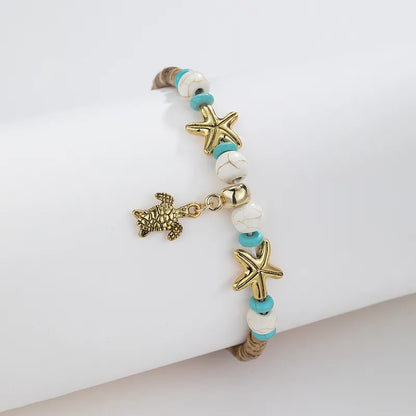 Βραχιόλι ποδιού με χάντρες - an020