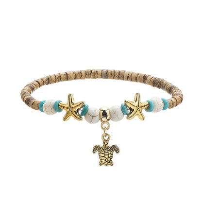 Βραχιόλι ποδιού με χάντρες - an020