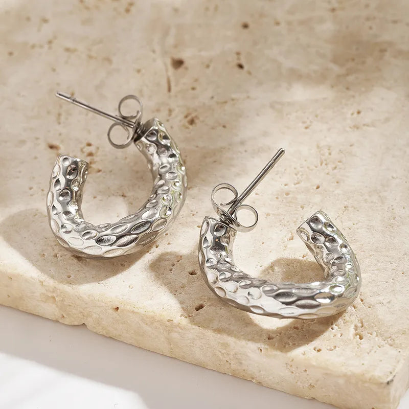 Σκουλαρίκια ατσάλι σφυρηλατημένο-EA619