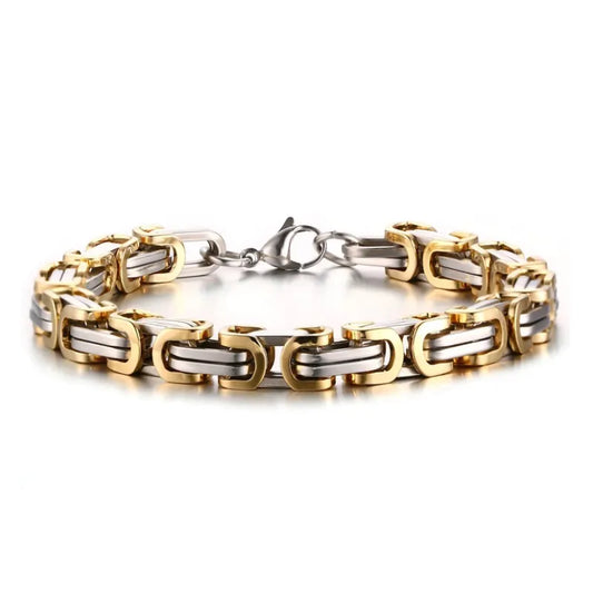 Bracelet Gold Titanium Steel Chain-Br241