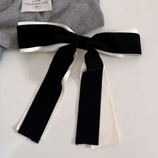 Κλιπ βελούδινος φιόγκος - HA043