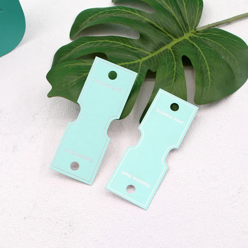 Καρτελάκια τιρκουάζ 4.5x12 50τμχ - P093