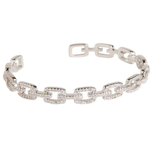 Silver cuff bracelet - BR159