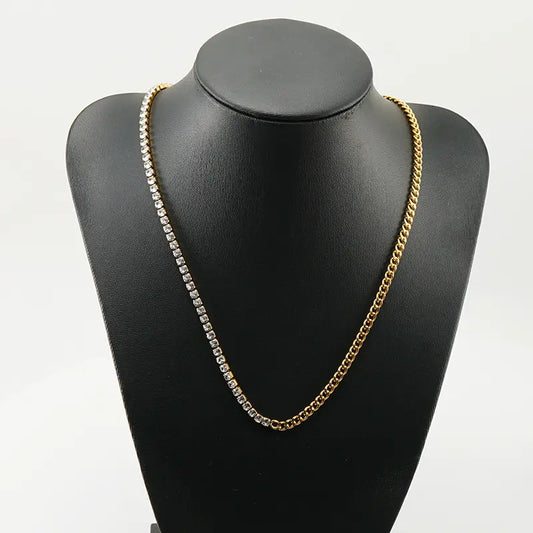 Steel necklace - w254