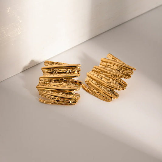 Steel earrings - w187