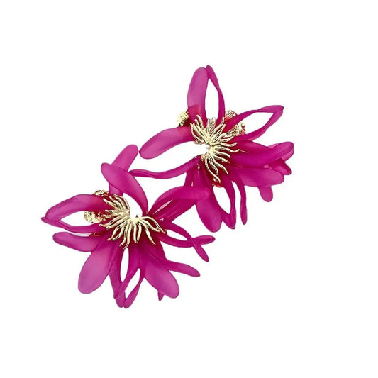 Skoulas'ya with fuchsia petals - w164