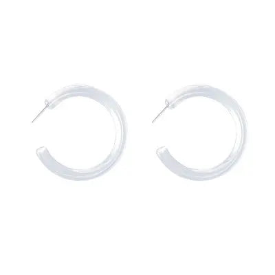 Acrylic earrings - w306