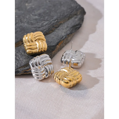 Steel earrings - w294