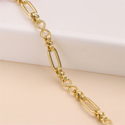 Βραχιόλι επιχρυσωμένο ατσάλι αλυσίδα-BR160