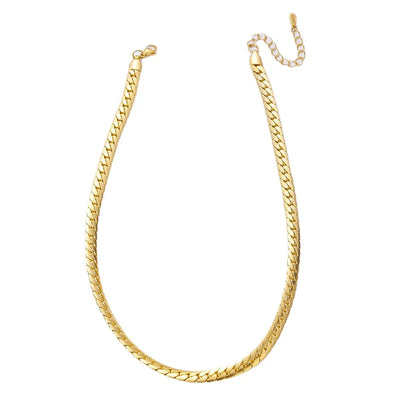 Necklace gold steel simple chain-ne064