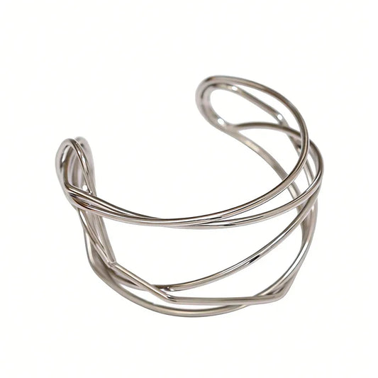 Bracelet acier argent - BR247