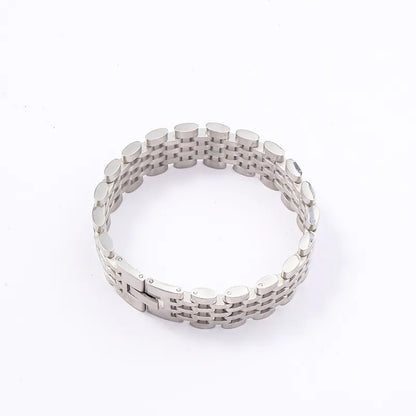 Men's steel bracelet - w291