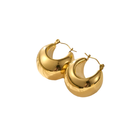 Earrings Gold Plated Ticks-EA264