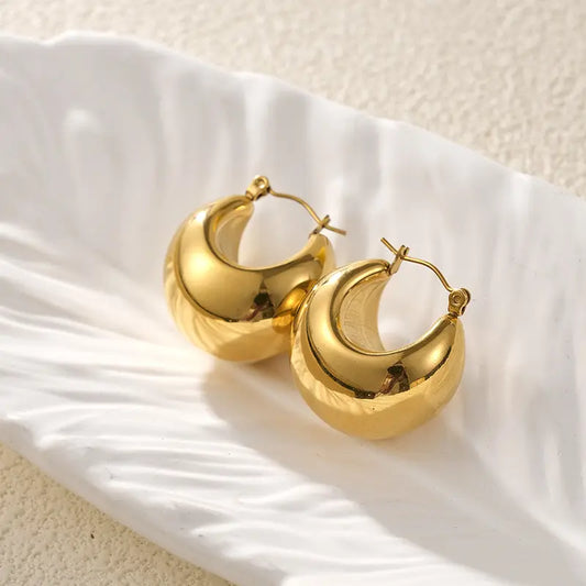 Earrings Gold Plated Ticks-EA264