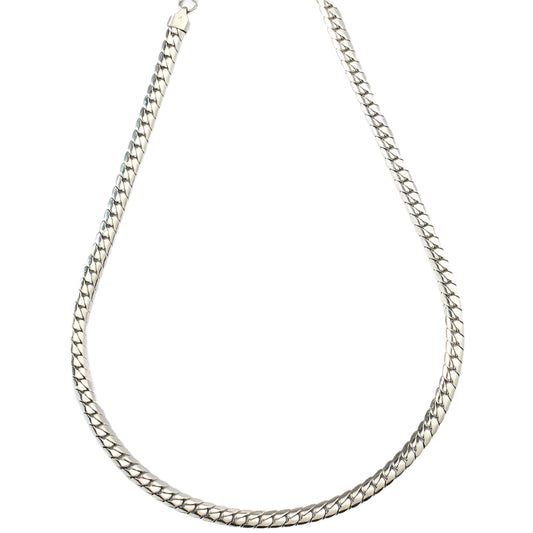 Necklace silver steel simple chain-ne125