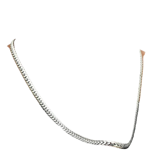 Κολιέ ατσάλι αλυσίδα-NE533