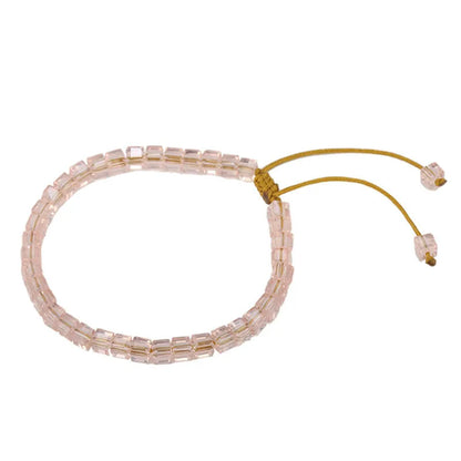 Βραχιόλι με τετραγωνισμένες χάντρες - br361