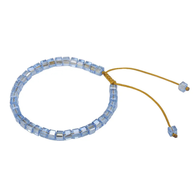 Βραχιόλι με τετραγωνισμένες χάντρες - br361