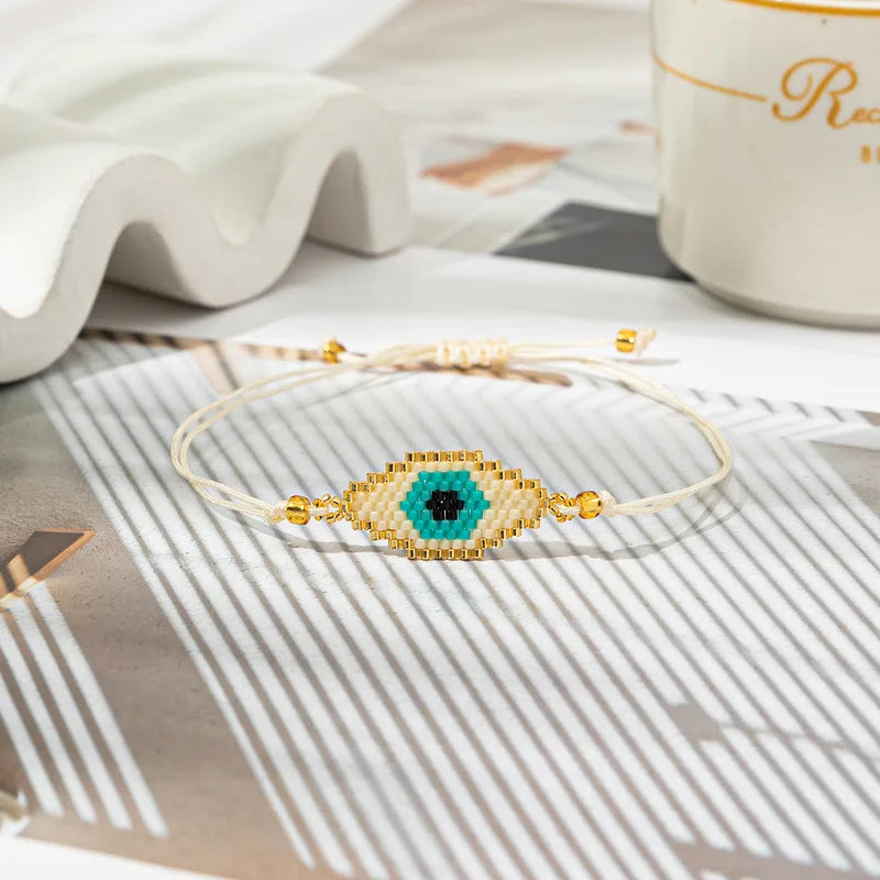 Βραχιόλι με σκοινί και μάτι - BR410