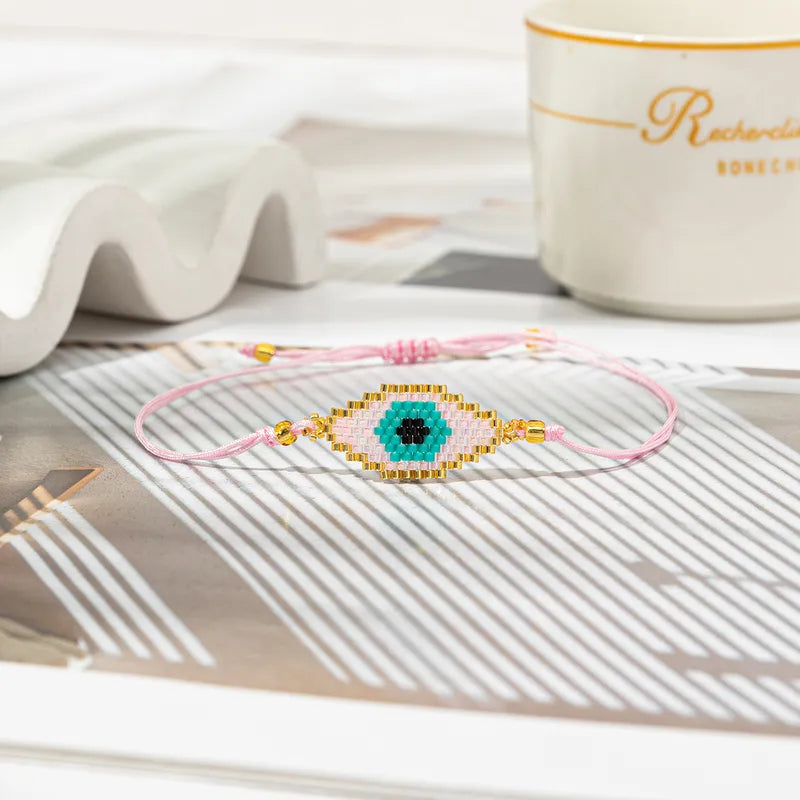 Βραχιόλι με σκοινί και μάτι - BR410