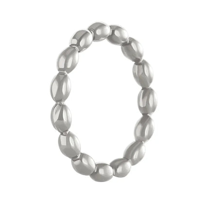 Ring steel embossed round-r172