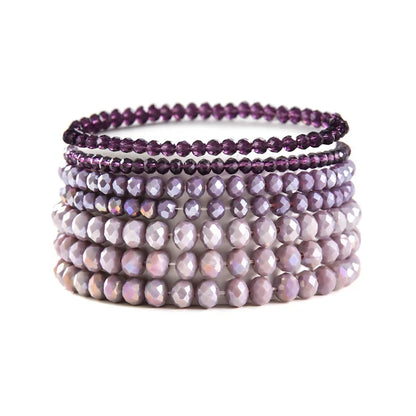 Bραχιόλια σετ με λάστιχο και στρας - br383