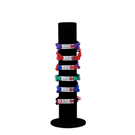 Σταντ βελούδινο για βραχιόλια και scrunchie - p107