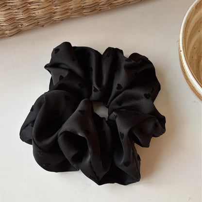 Λαστιχάκια scrunchie με καρδούλες - ha050