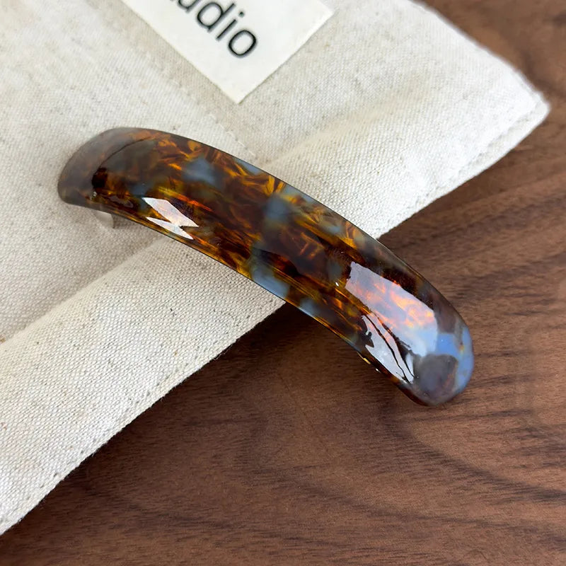 Κλιπ μαλλιών καφέ - ha020