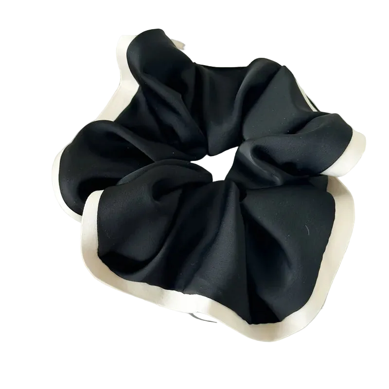 Λαστιχάκι scrunchie  μαύρο - HA057