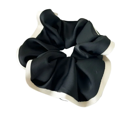 Λαστιχάκι scrunchie  μαύρο - HA057