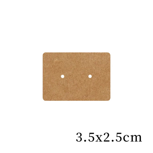 Καρτελάκια για σκουλαρίκια 3.5x2.5cm 50τμχ - P042
