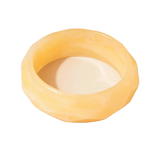 Βραχιόλι ακρυλικό κίτρινο - br368