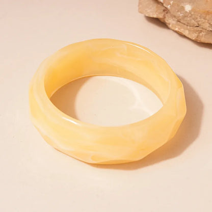 Βραχιόλι ακρυλικό κίτρινο - br368