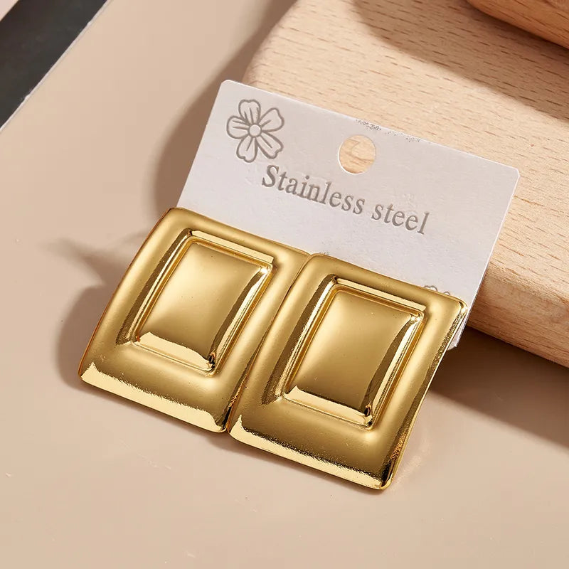 Earrings steel gold - EA529