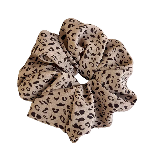 Elastic scrunchie leopard bej - HA052