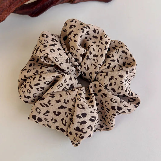 Elastic scrunchie leopard bej - HA052